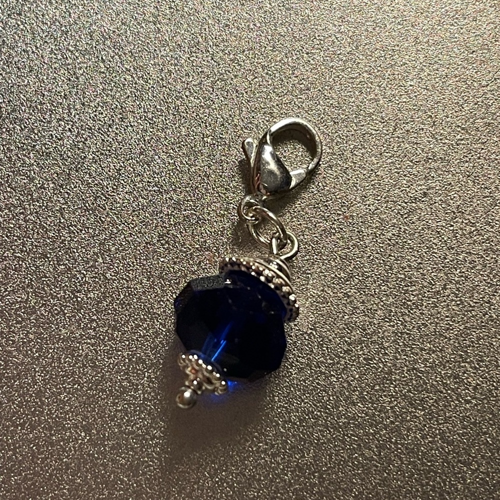 FINAL PRICE NWOT Origami Owl Dangle in Silver & Blue